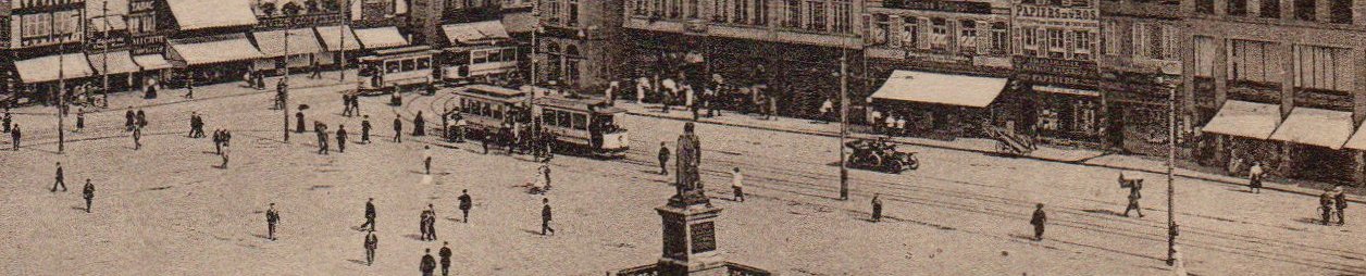 France : Vignette Strasbourg Place Kleber - views of the Vosges